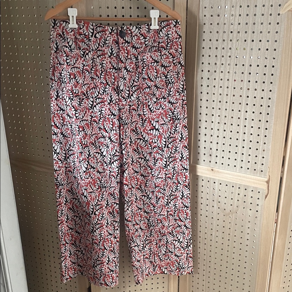 EUC- Maeve the Colette Vintage Fern Pattern Pants- size 32
